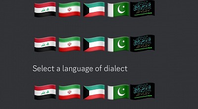 Qarsherskiy flag with other flags of other Islamic countries